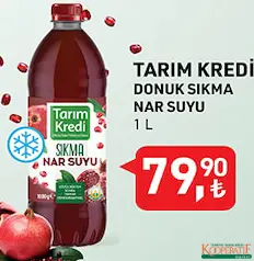 TARIM KREDİ DONUK SIKMA NAR SUYU 1 L TARIM KREDİ DONUK SIKMA NAR SUYU 1 L